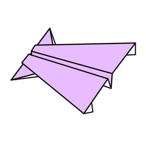 いかひこうき 折り紙の折り方 折り図 ショウワグリム株式会社